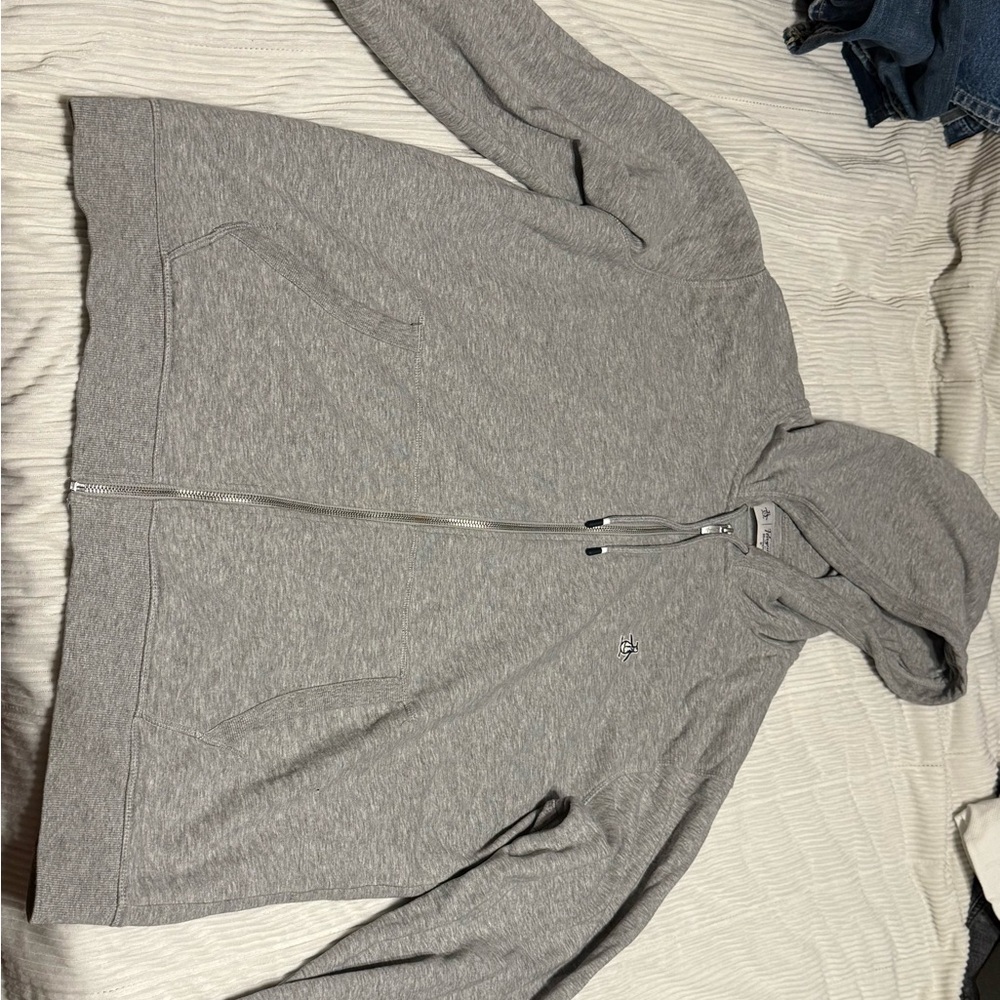 Original Penguin Gray Zip Up Sweater